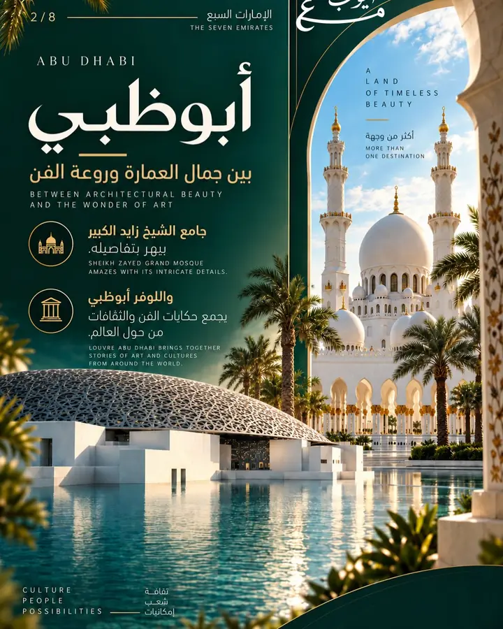 Abu Dhabi, from Ayoub's seven emirates series
