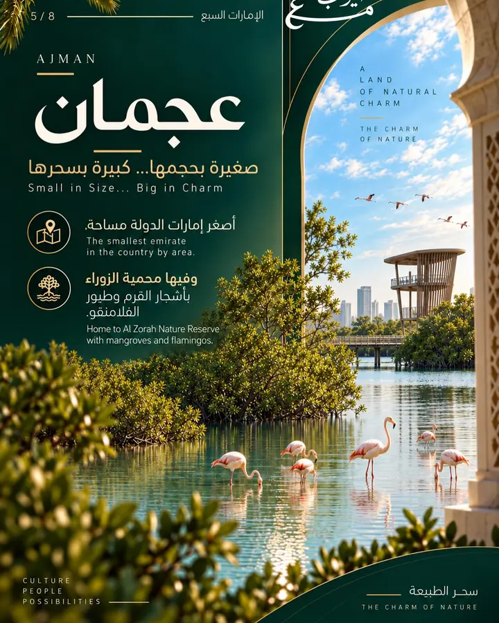 Ajman, from Ayoub's seven emirates series