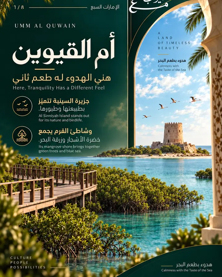 Umm Al Quwain, from Ayoub's seven emirates series